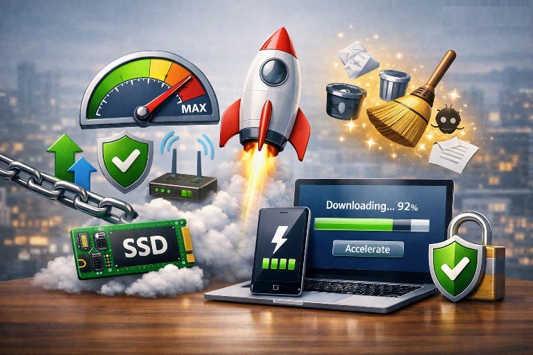 How to Make the Downloading Faster and Cleaner