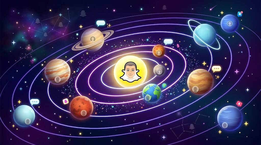 Snapchat Planets in Order