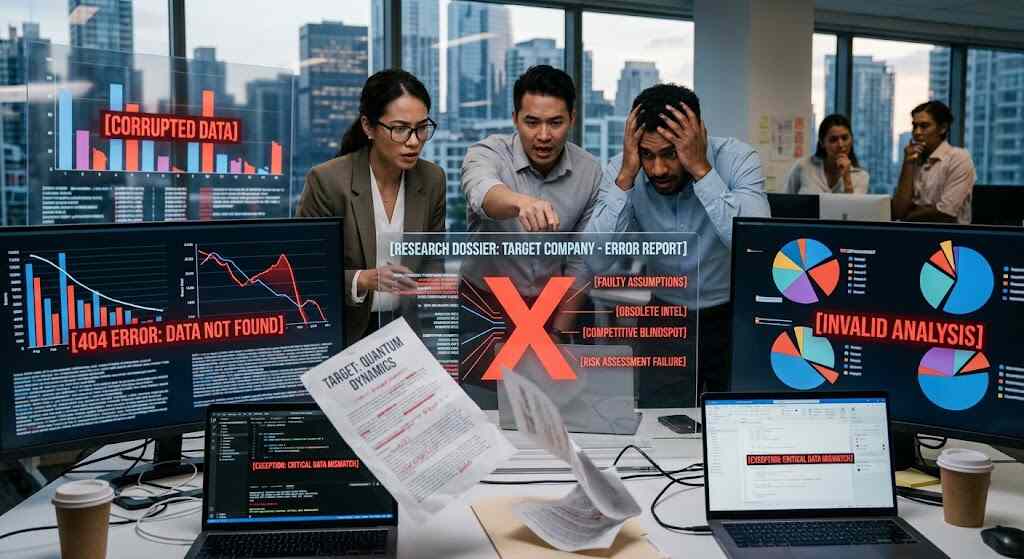 Research Dossier Target Company: Where It Goes Wrong